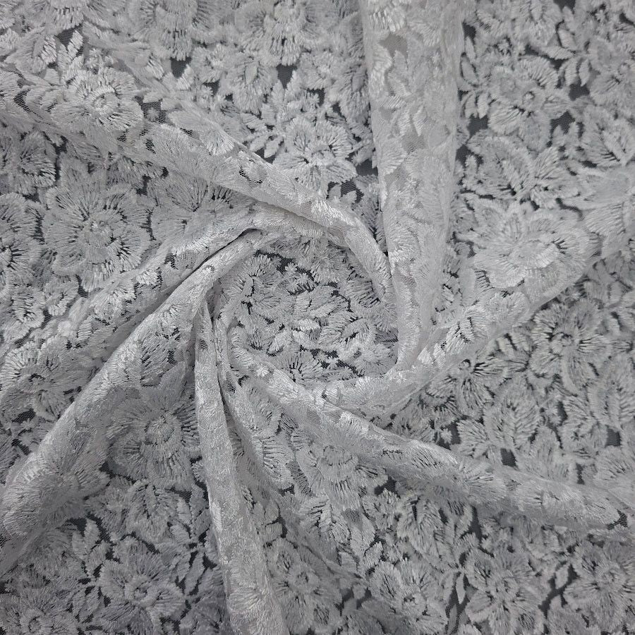 MHC WORLD Indo Lace Big Flowert White Indo Lace Big Flowert