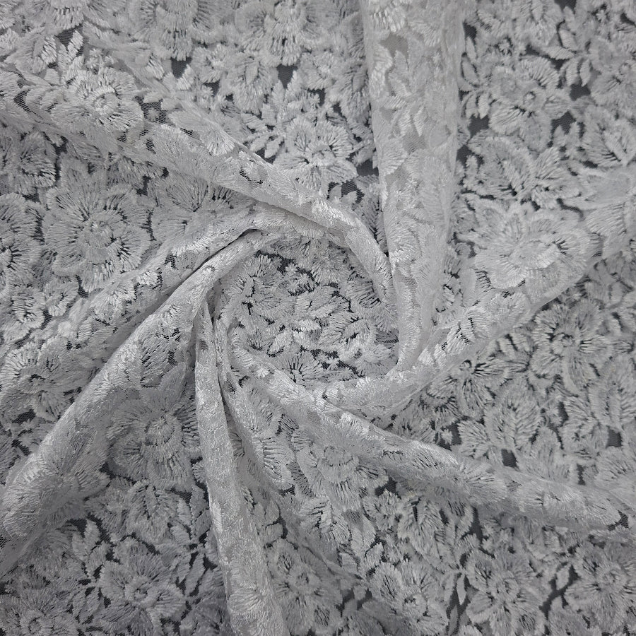 MHC WORLD Indo Lace Big Flowert White Indo Lace Big Flowert