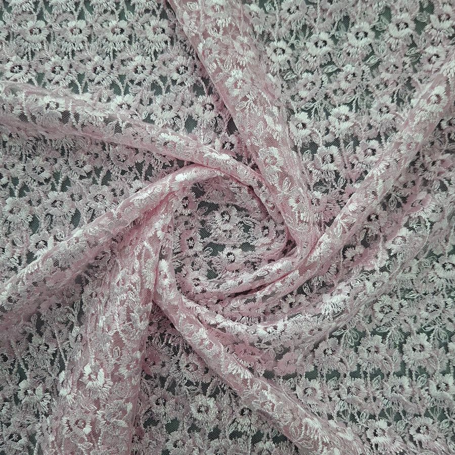 MHC WORLD Indo Lace Small Flower Baby Pink Indo Lace Small Flower