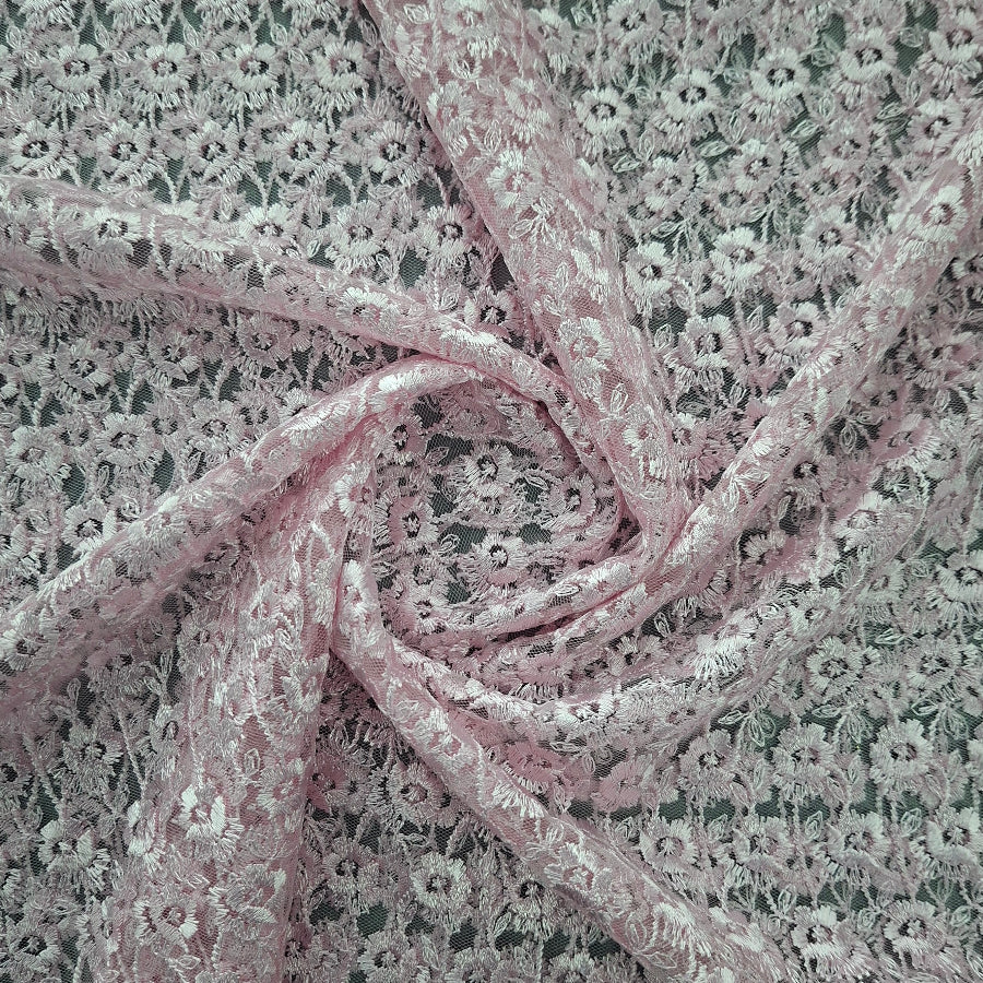 MHC WORLD Indo Lace Small Flower Baby Pink Indo Lace Small Flower