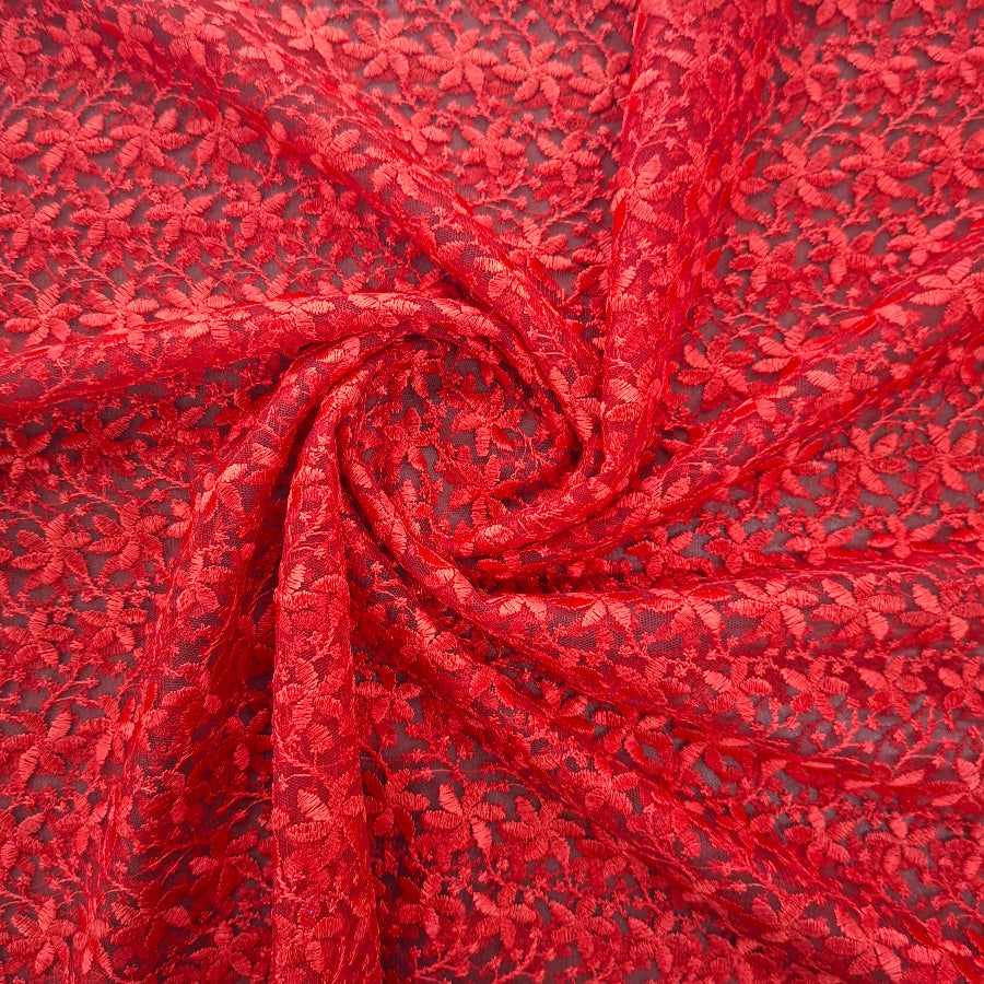 MHC WORLD Indo Lace Small Flower Red Indo Lace Small Flower