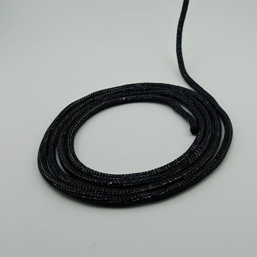 MHC WORLD Iron on Trim IOT-51 Black Iron on Trim IOT-51
