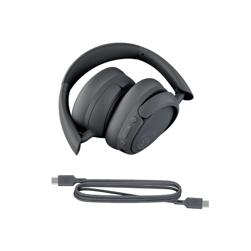MHC World JLAB JBUDS LUX OVER-EAR SMART ACTIVE NOISE CANCELLING HEADPHONES - GRAPHITE