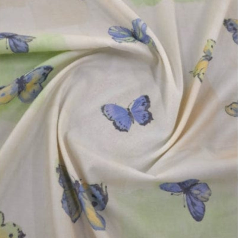 MHC WORLD Kids Fabrics Peach Maison Special Clearance Butterfly Print Collection 140 cm