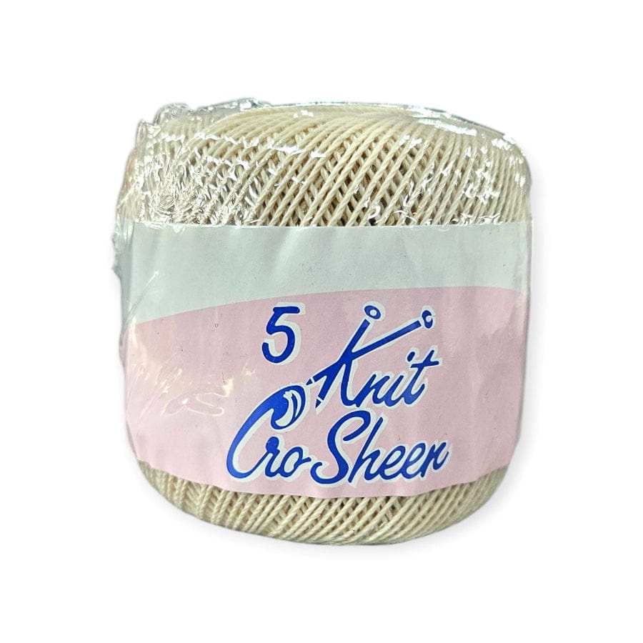 MHC WORLD Knitting Beige Knit Cro Sheen No.5