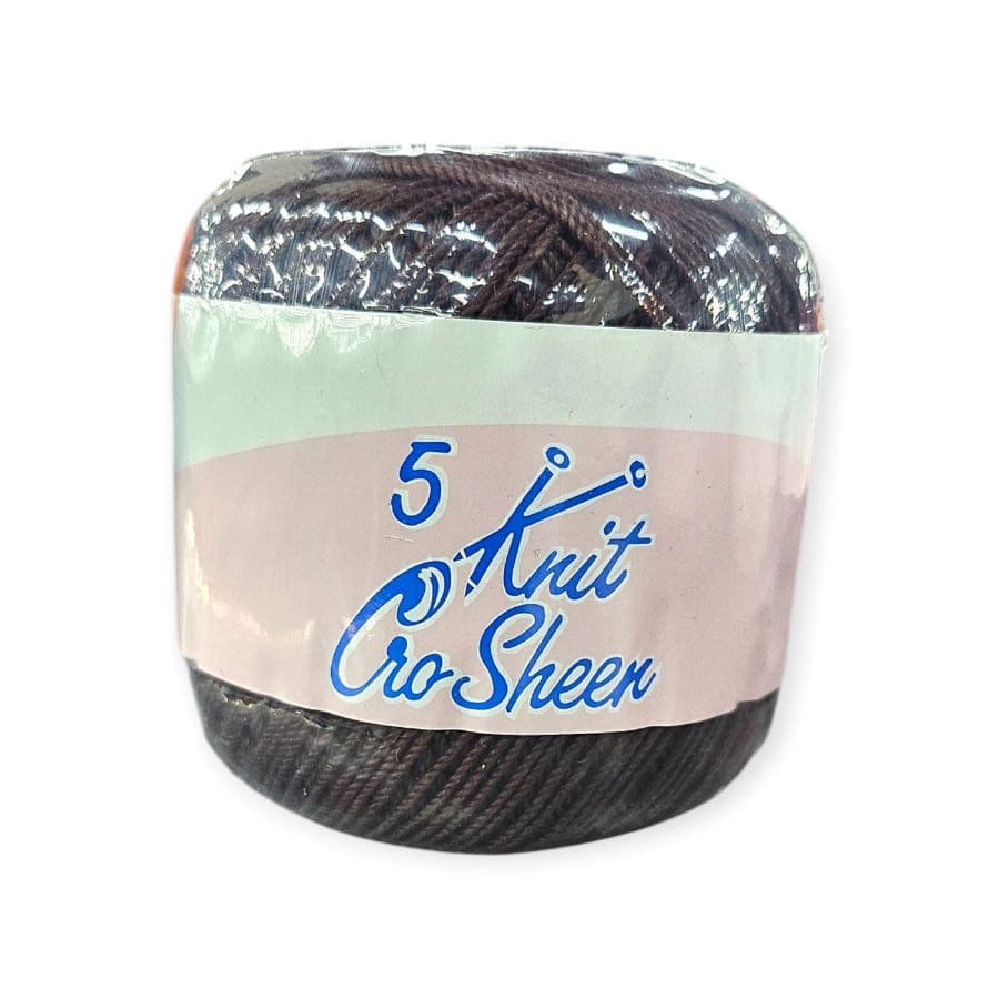 MHC WORLD Knitting Brown Knit Cro Sheen No.5