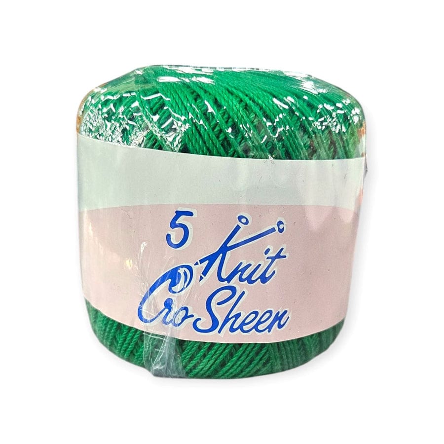 MHC WORLD Knitting Emerald Knit Cro Sheen No.5