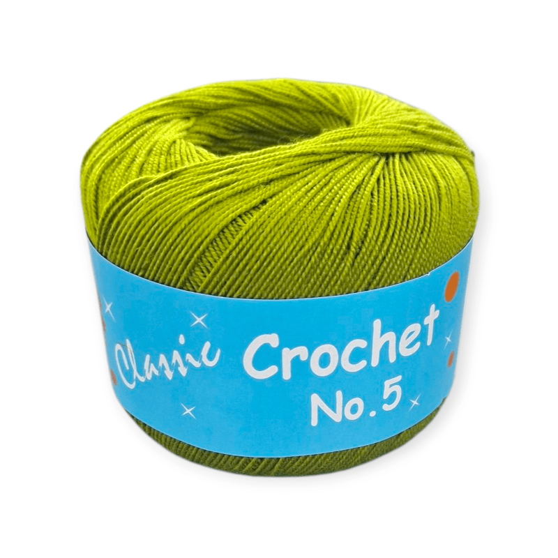 MHC WORLD Knitting Olive Crochet Cotton No.5  50g