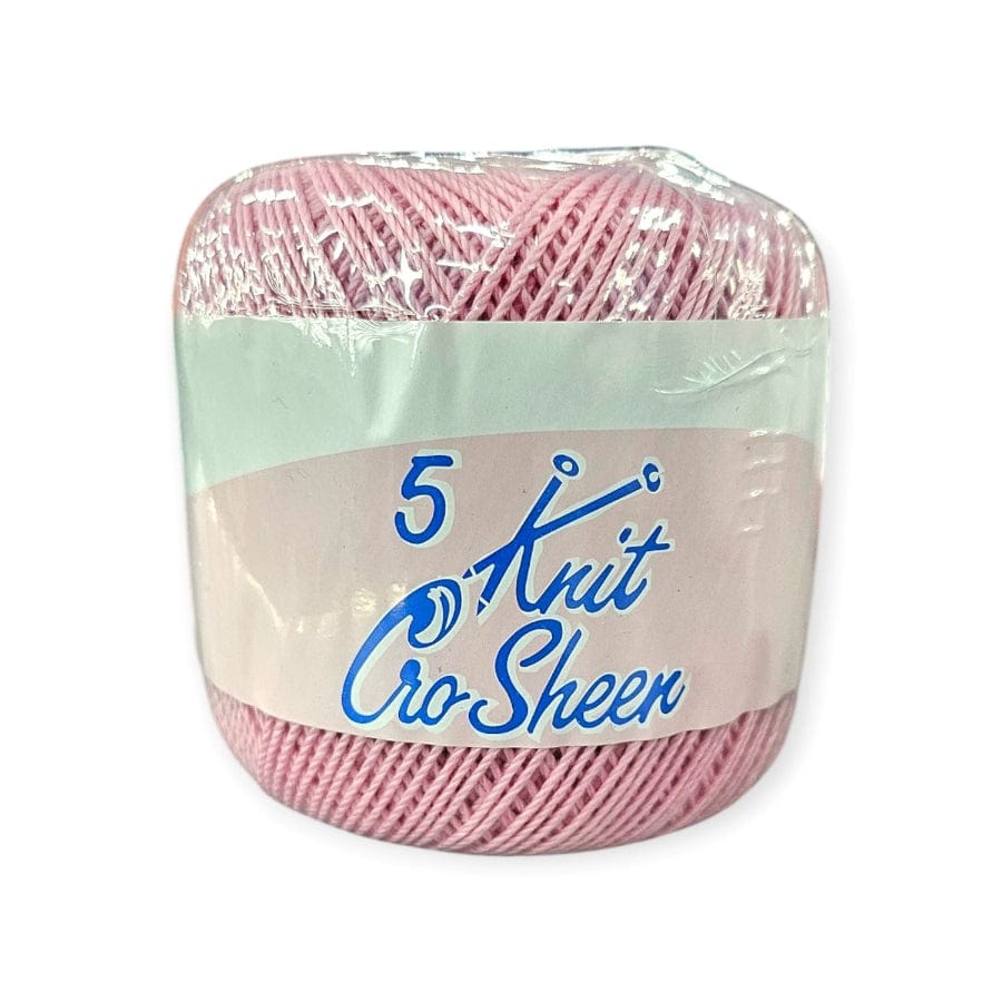 MHC WORLD Knitting Pale Rose Knit Cro Sheen No.5