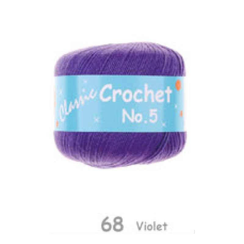 MHC WORLD Knitting Violet Crochet Cotton No.5  50g