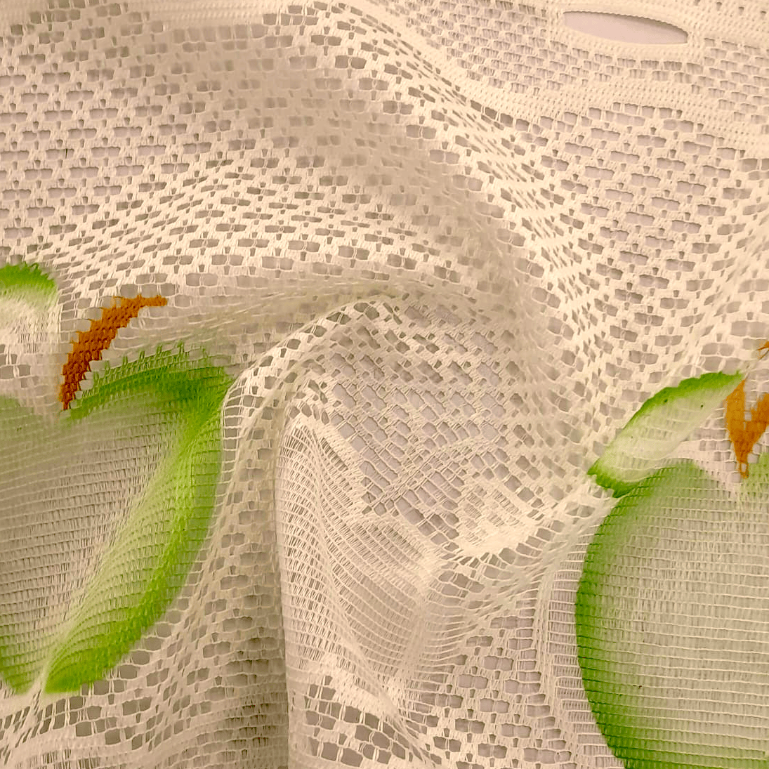 MHC World Lace & Voile Fabrics Fabric Dutch Lace Apples Cream 60 cm