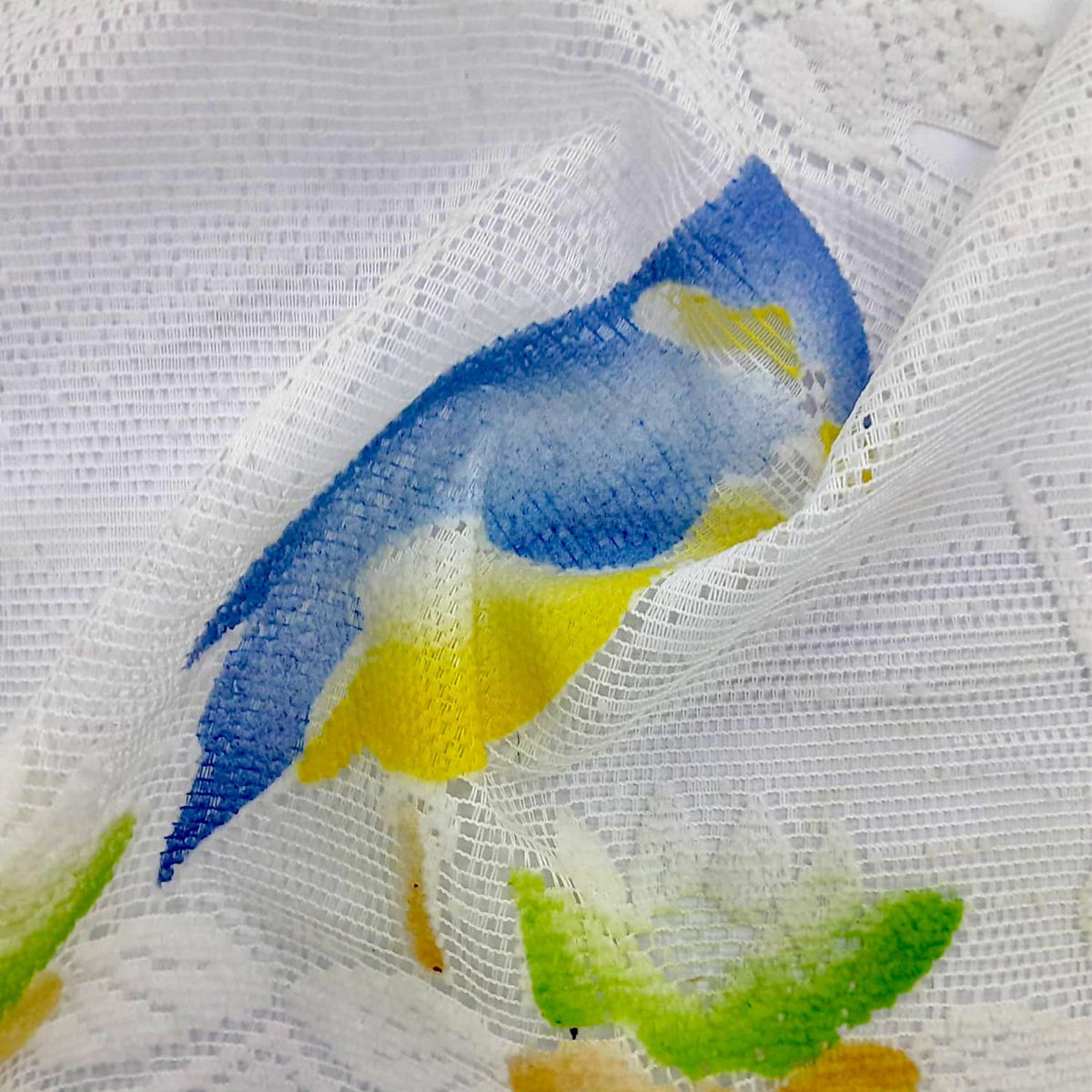 MHC World Lace & Voile Fabrics Fabric Dutch Lace Bird White 30 cm