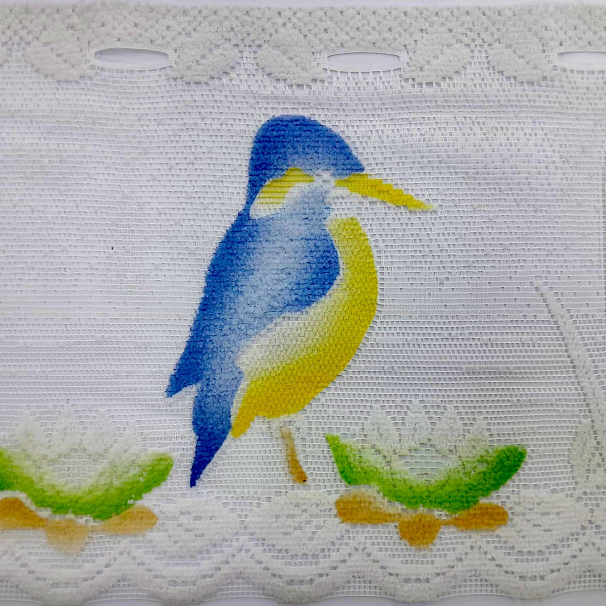 MHC World Lace & Voile Fabrics Fabric Dutch Lace Bird White 30 cm