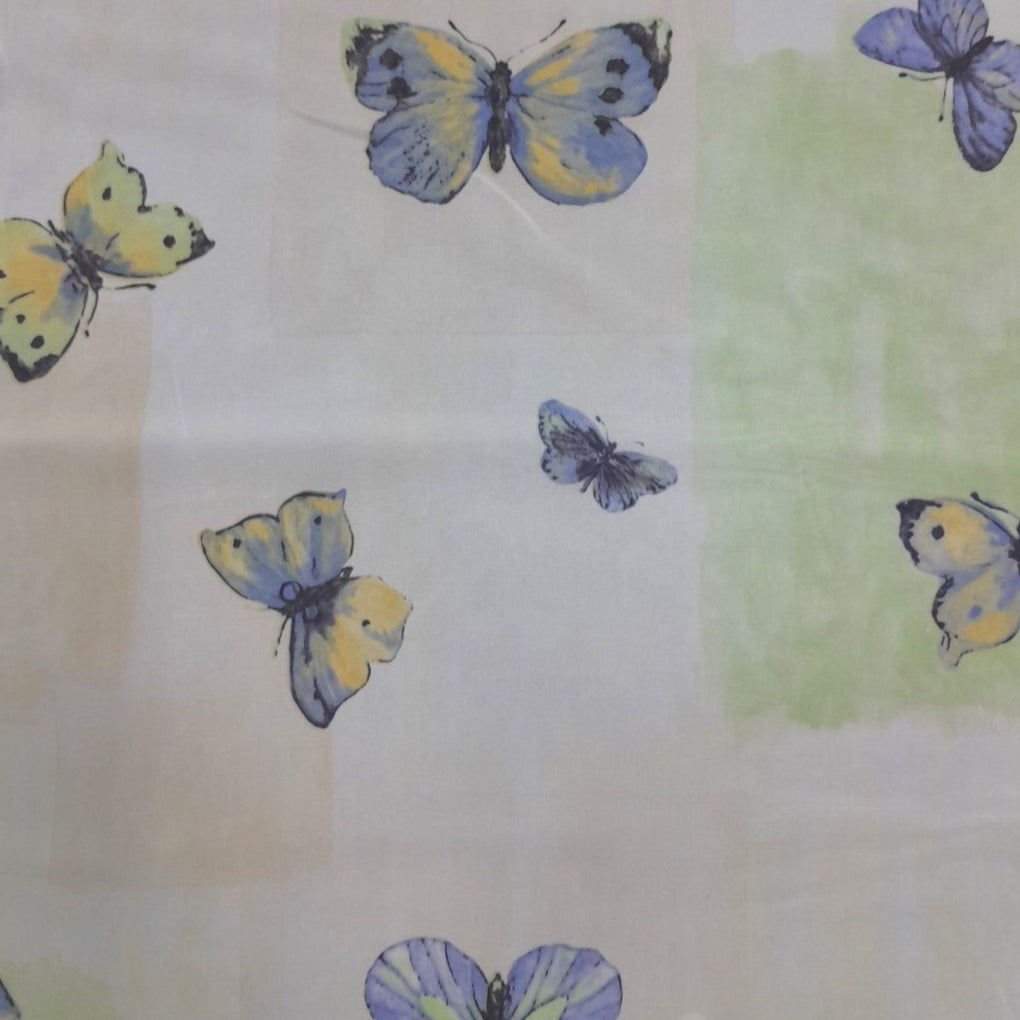 MHC WORLD Lace & Voile Fabrics Maison Special Clearance Butterfly Print Collection Voile 140 cm (7898084540505)