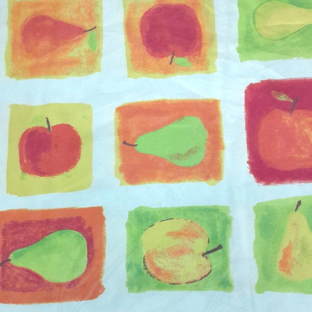 MHC World Lace & Voile Fabrics Maison Special Clearance Fruits Print Voile 140 cm