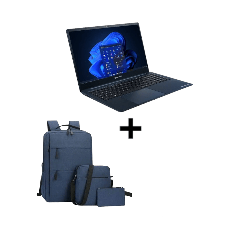 MHC World laptop combo Navy Dynabook Satelite Pro C50-J-10F Core i5 8GB 256GB SSD 15.6" + 3pc Laptop Bag Combo (7669420130393)