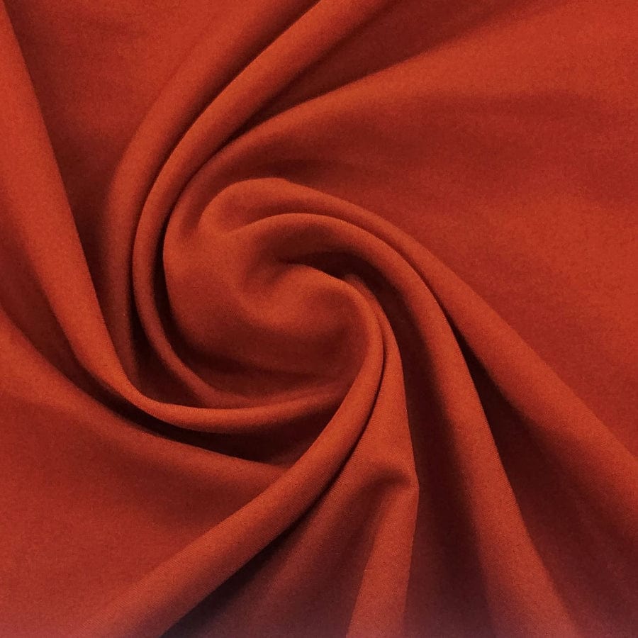 MHC WORLD Lining Fabric Burnt Orange Indonesian Dress Lining Fabric 150cm