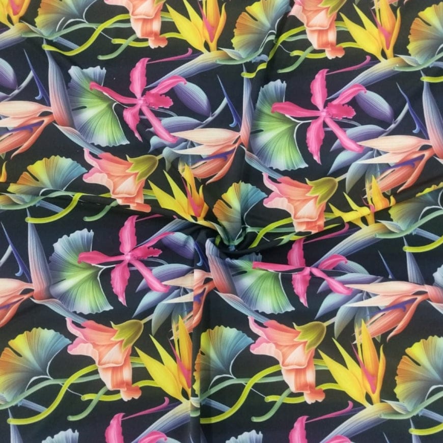 MHC WORLD LYCRA PRINT DSN 17 Printed Lycra Fabric 150CM