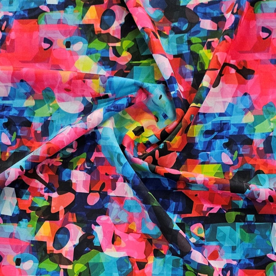 MHC WORLD LYCRA PRINT DSN 6 Printed Lycra Fabric 150CM