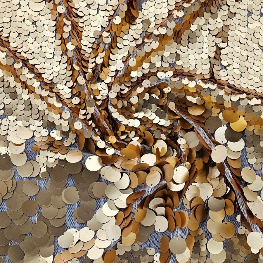 MHC WORLD MULTI SIZE SEQUIN Matte Gold Multi Size Sequin Grey