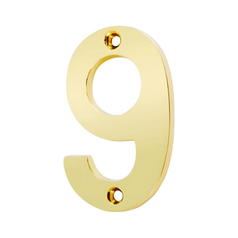 MHC World NUMBER 9 Brass Number Small 9