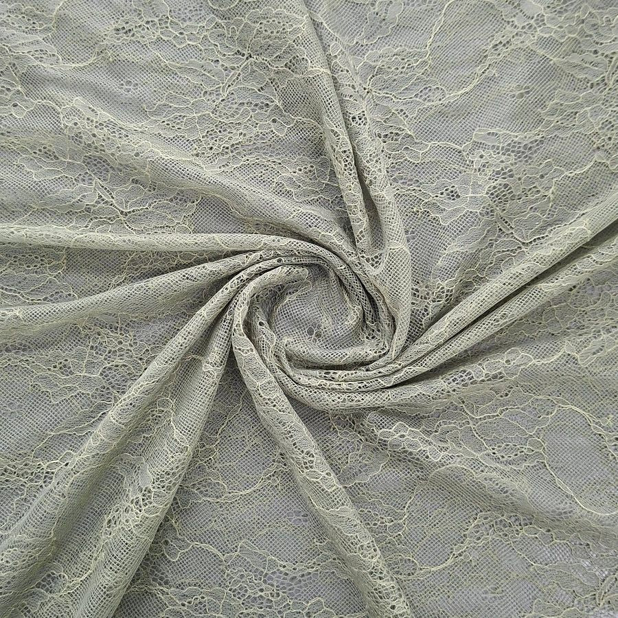 MHC WORLD Nylon Chantilly Lace Alda LT Olive Nylon Chantilly Lace Alda