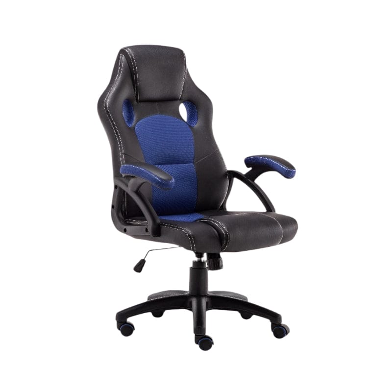 MHC World Office chairs Blue High Back Swivel & Tilt Racing Chair - STL-105