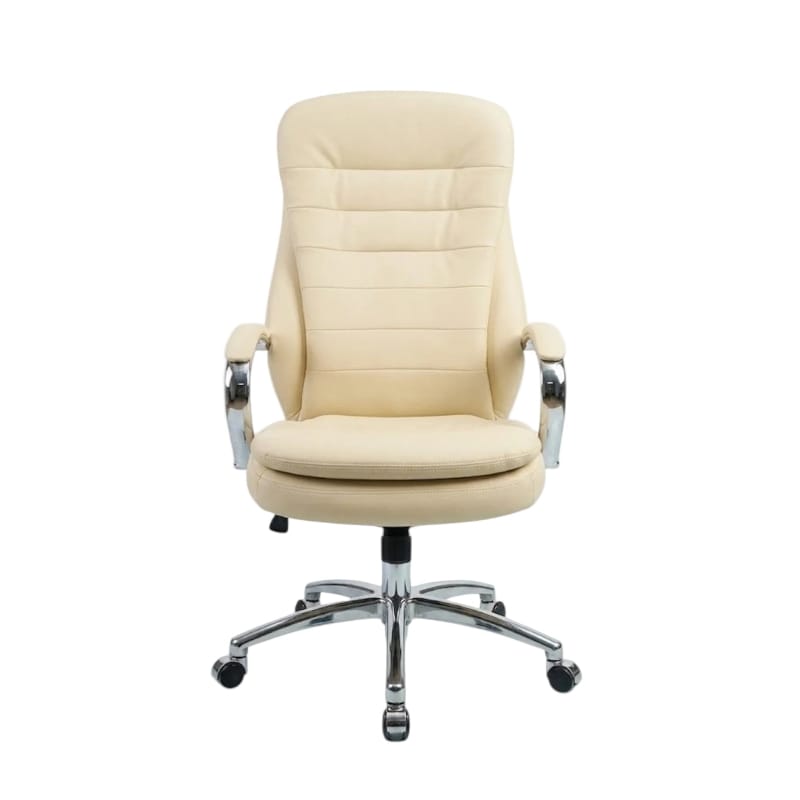 MHC World Office Chairs High Back Rev Chair Beige STL330A