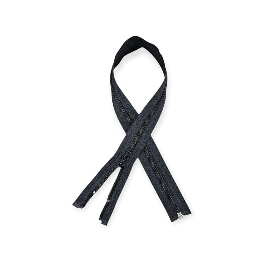 MHC WORLD Open End Zip Black / 15cm Open End Zip