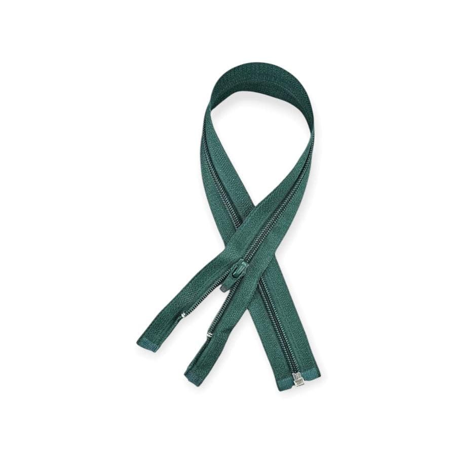 MHC WORLD Open End Zip Bottle Green / 30cm Open End Zip