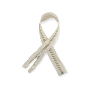 MHC WORLD Open End Zip Cream / 30cm Open End Zip