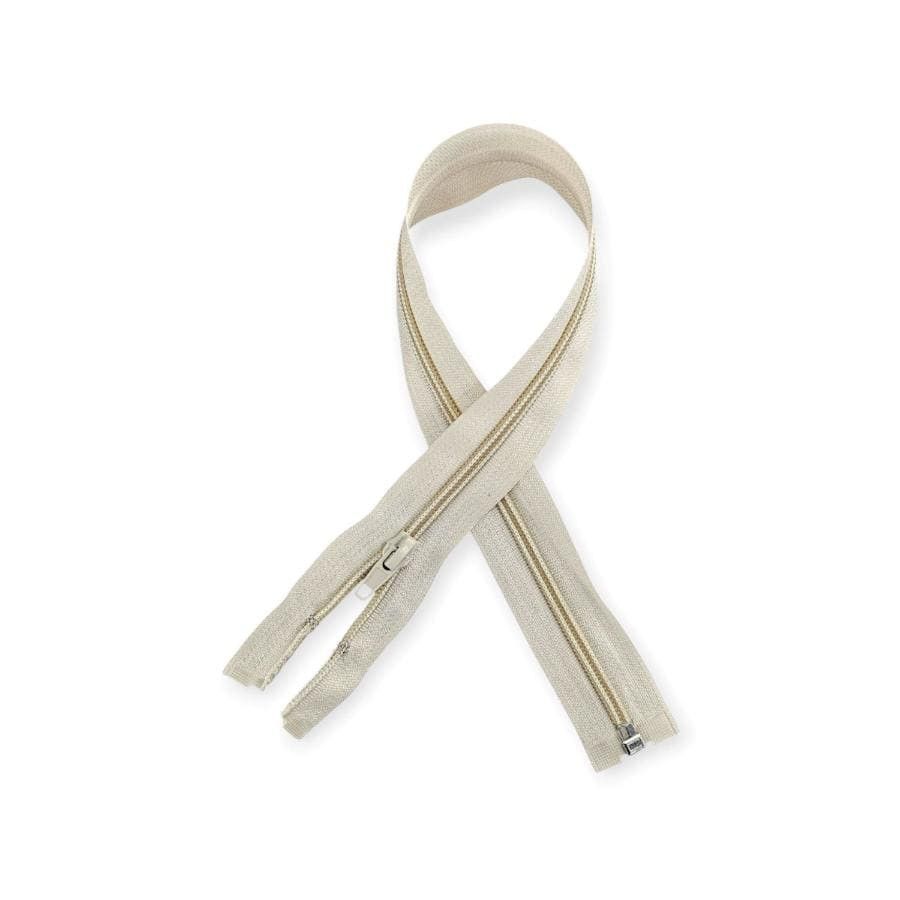 MHC WORLD Open End Zip Cream / 30cm Open End Zip