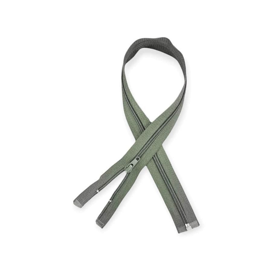 MHC WORLD Open End Zip Olive / 25cm Open End Zip