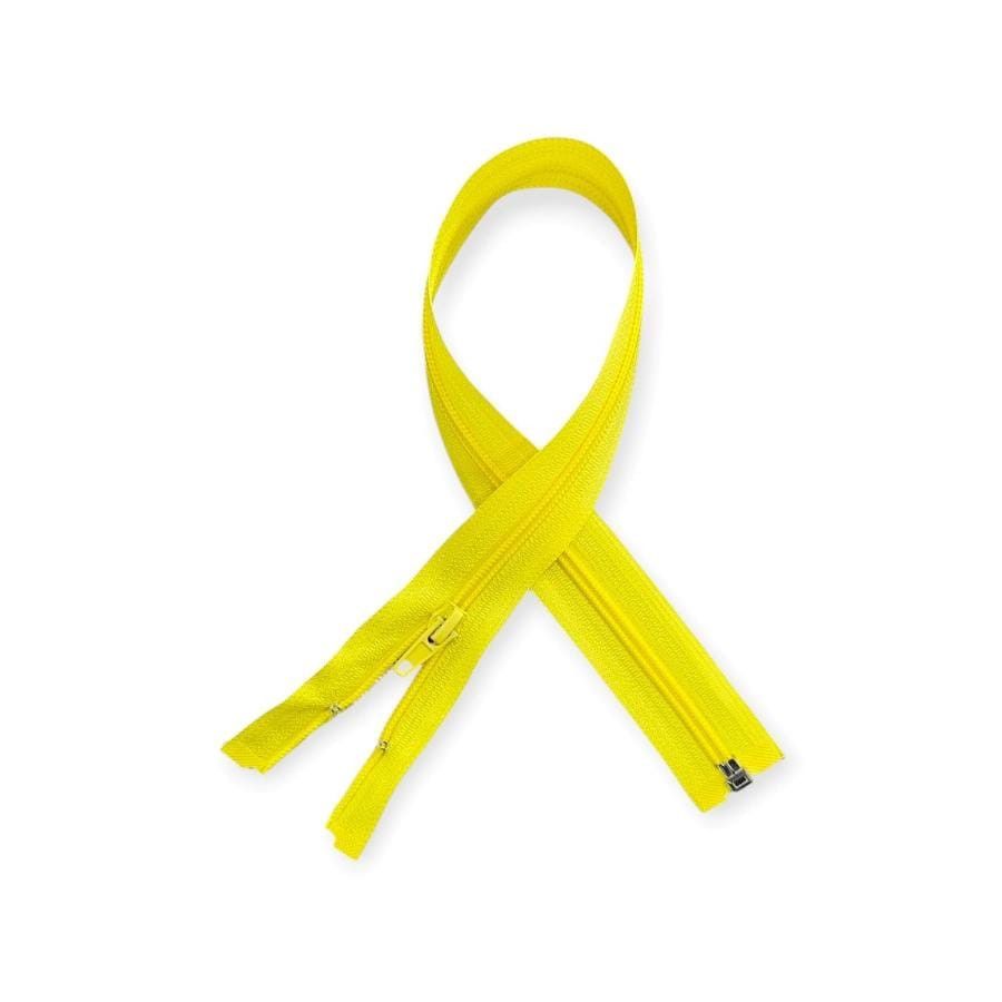 MHC WORLD Open End Zip Yellow / 35cm Open End Zip