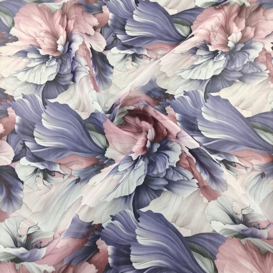 MHC WORLD ORGANDY DSN 1 Printed Organdy Fabric Floral 150cm