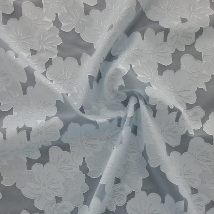 MHC WORLD ORGANDY JACQUARD Sky Blue Organdy Jacquard 150cm