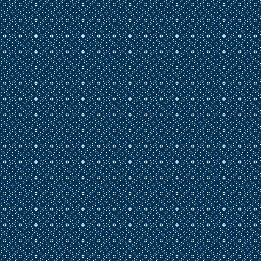 MHC WORLD Original 3 Cats Fabric 112 Original 3 Cats Fabric C/W04 Navy Blue 90cm