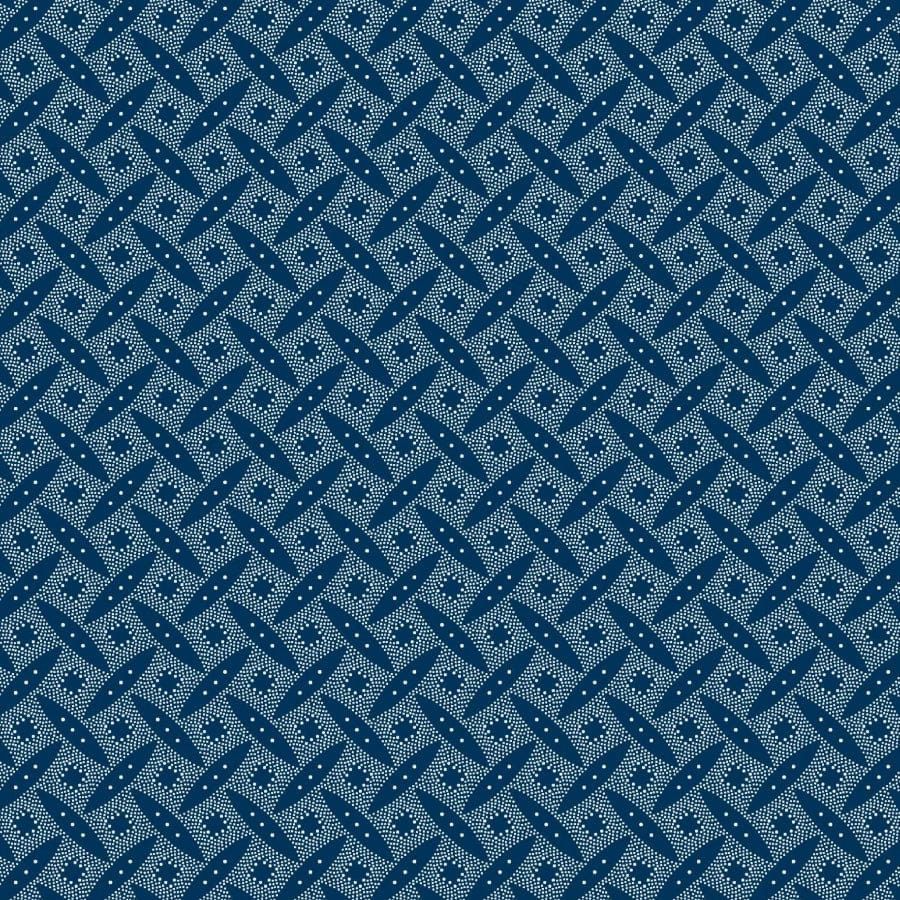 MHC WORLD Original 3 Cats Fabric 317 Original 3 Cats Fabric C/W04 Navy Blue 90cm