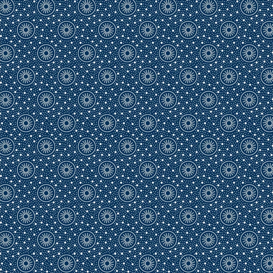 MHC WORLD Original 3 Cats Fabric H0284 Original 3 Cats Fabric C/W04 Navy Blue 90cm