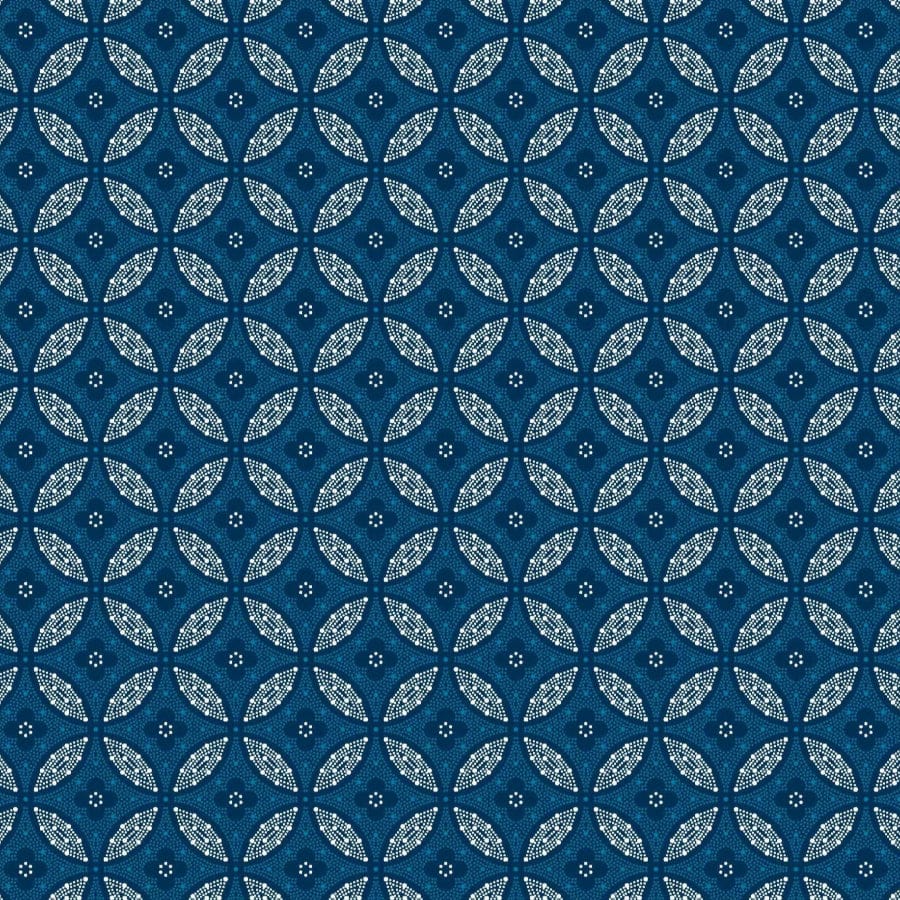 MHC WORLD Original 3 Cats Fabric H0304 Original 3 Cats Fabric C/W74 Ink Blue 90cm