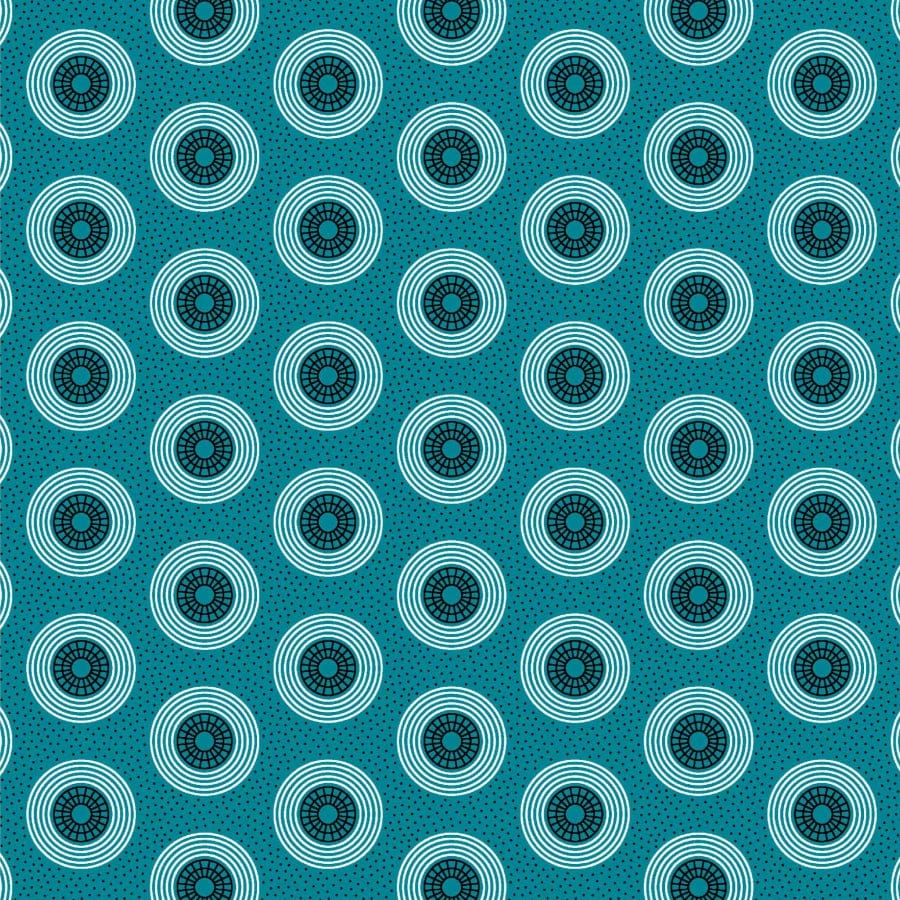 MHC WORLD Original 3 Cats Fabric H0399 Original 3 Cats Fabric C/W25 Turquoise Blue 90cm