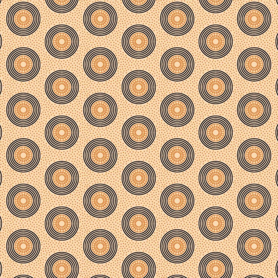 MHC WORLD Original 3 Cats Fabric H0399 Original 3 Cats Fabric C/W55 Cream 90cm