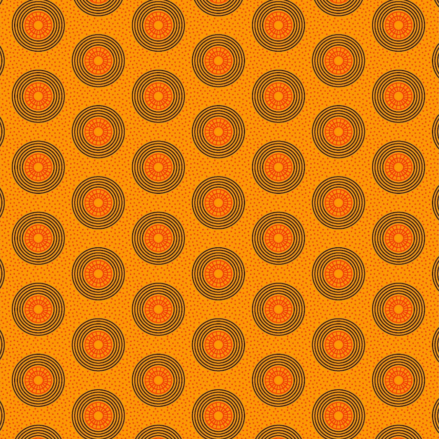 MHC WORLD Original 3 Cats Fabric H0399 Original 3 Cats Fabric C/W58 Yellow 90cm