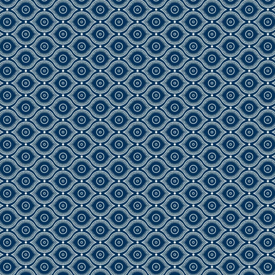 MHC WORLD Original 3 Cats Fabric H0468 Original 3 Cats Fabric C/W04 Navy Blue 90cm