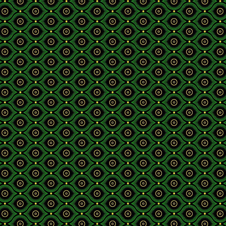 MHC WORLD Original 3 Cats Fabric H0767 Original 3 Cats Fabric C/W19 Bottle Green 90cm
