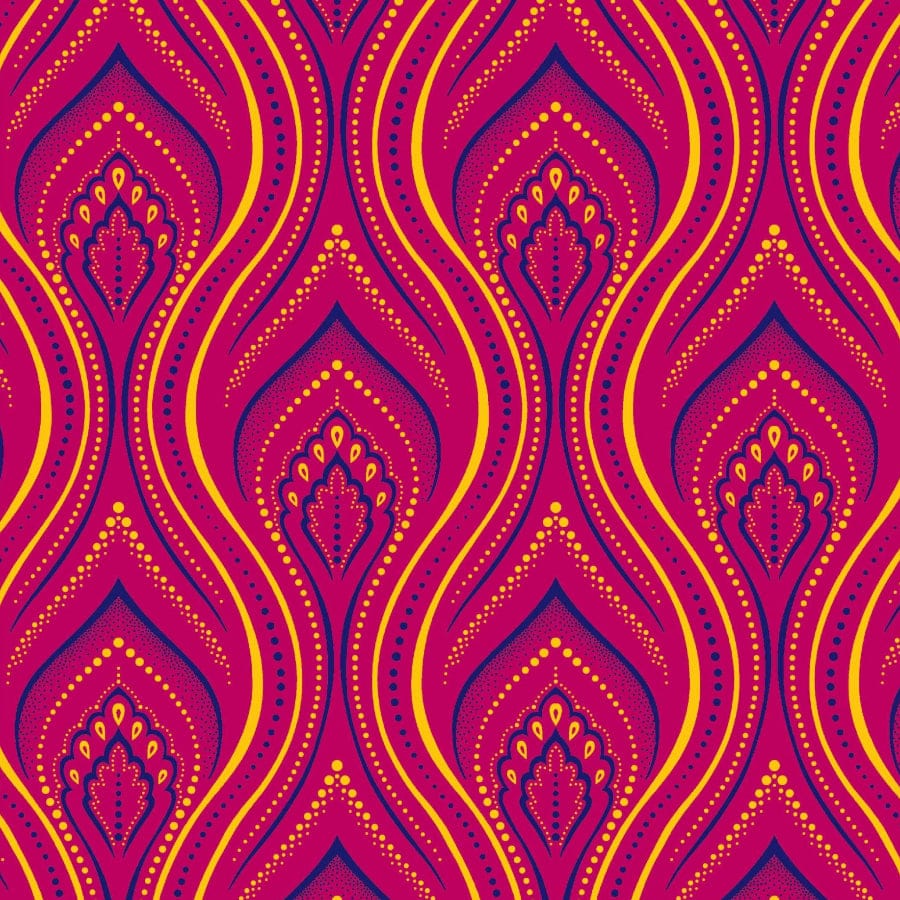 MHC WORLD Original 3 Cats Fabric H0852 Original 3 Cats Fabric C/W50 Cerise Pink 90cm