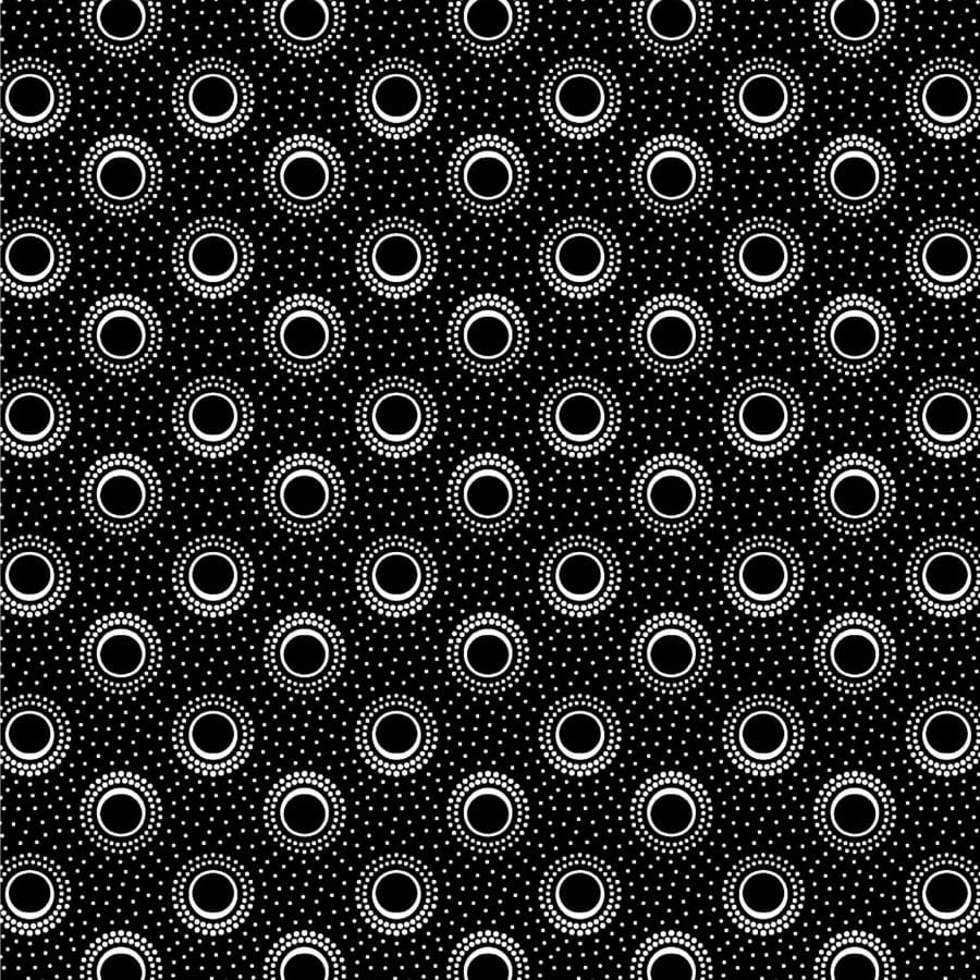 MHC WORLD Original 3 Cats Fabric H0940 Original 3 Cats Fabric C/W06 Black 90cm