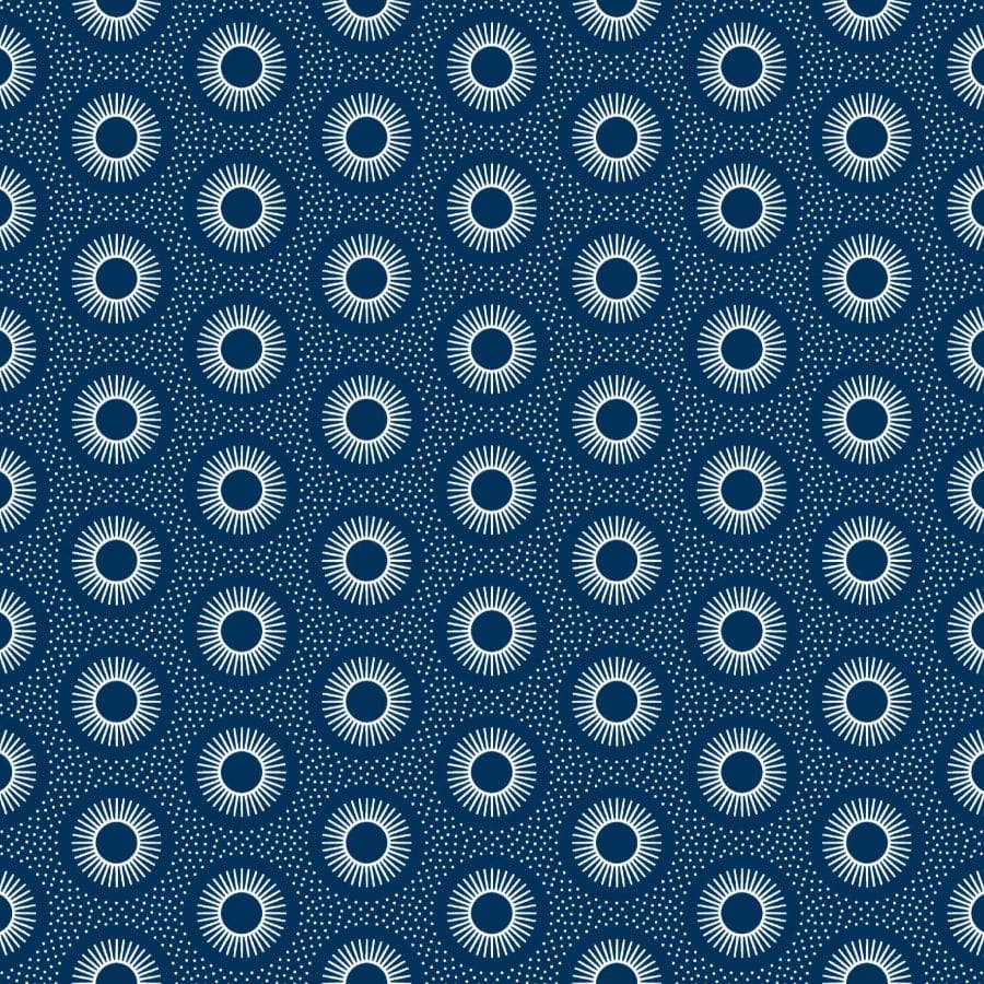 MHC WORLD Original 3 Cats Fabric H0945 Original 3 Cats Fabric C/W04 Navy Blue 90cm