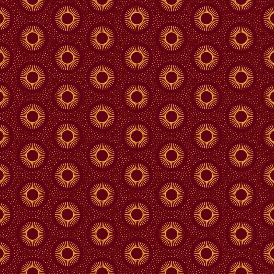 MHC WORLD Original 3 Cats Fabric H0963 Original 3 Cats Fabric C/W20 Burgundy 90cm