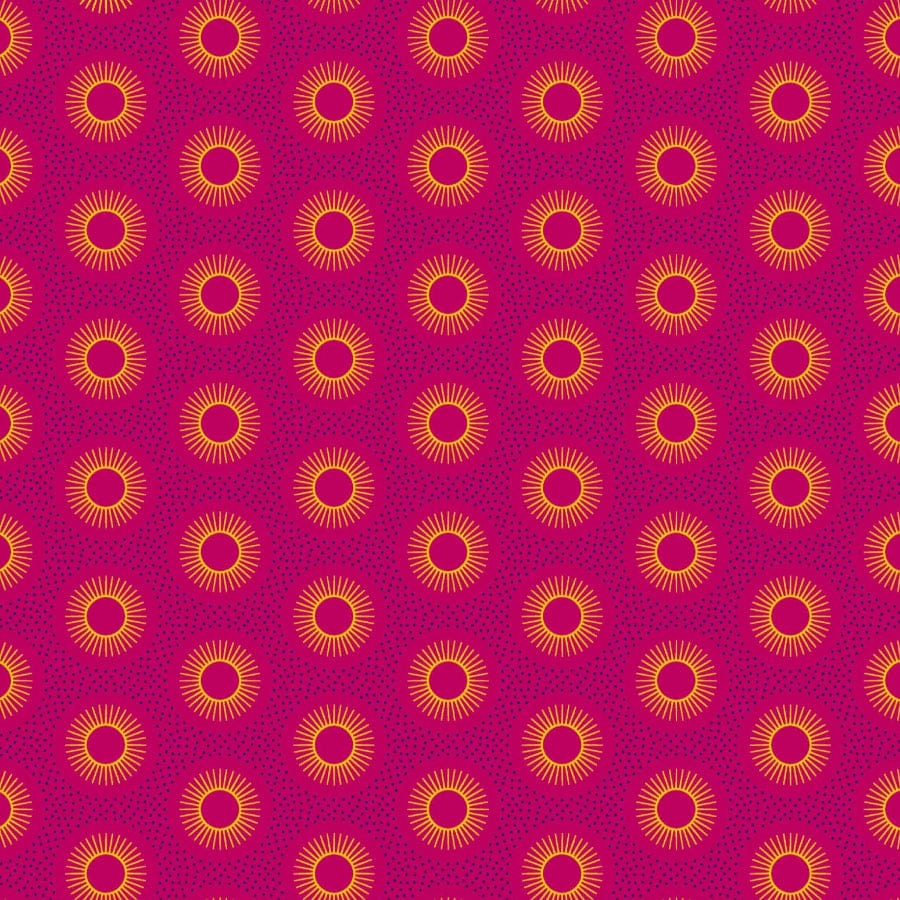 MHC WORLD Original 3 Cats Fabric H0963 Original 3 Cats Fabric C/W50 Cerise Pink 90cm